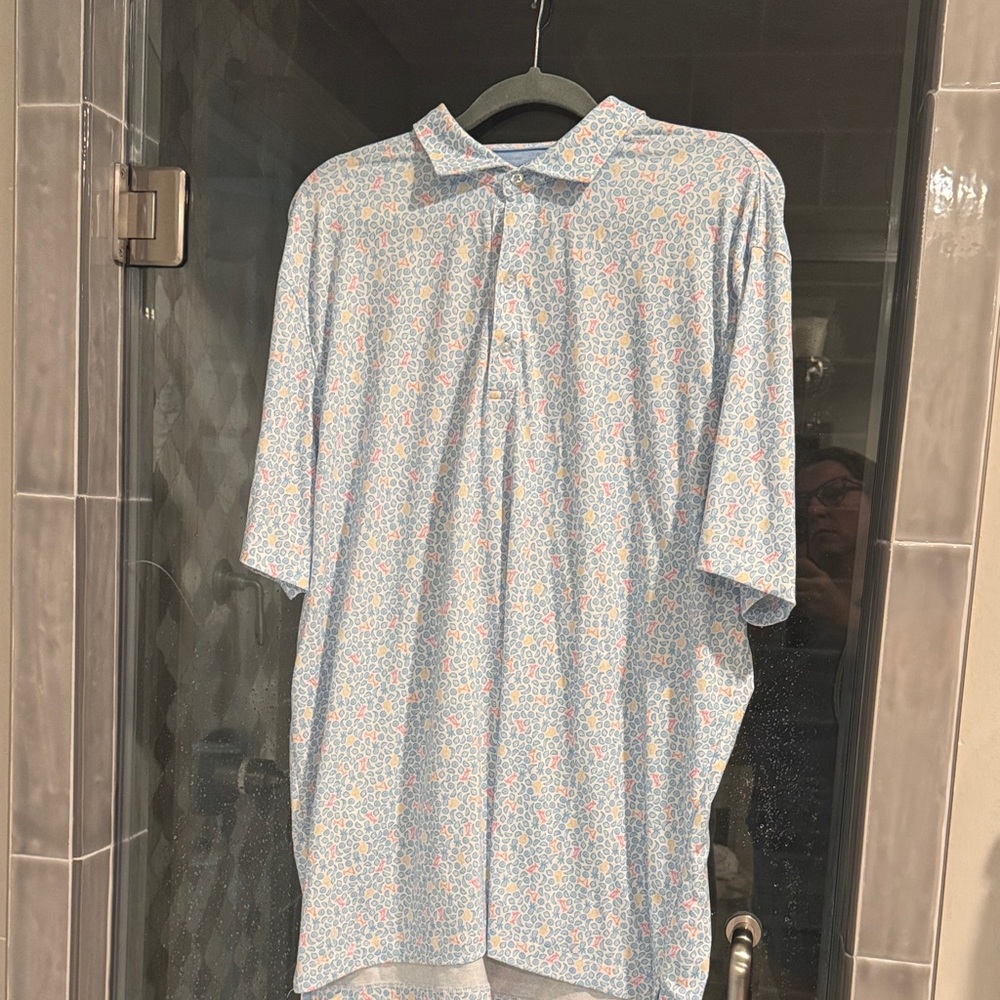 Johnnie O Cocktail Print Shirt